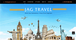 Desktop Screenshot of jagtravel.co.uk
